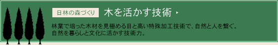 木を活かす技術